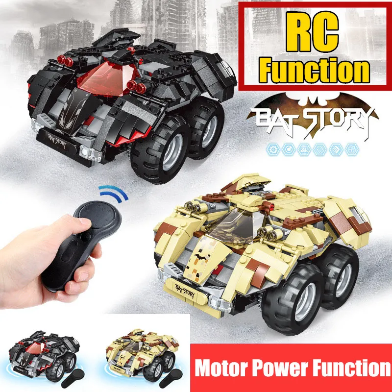 New Superheroes engine power function RC remote control Batmobile fit legoings technological building blocks bricks toy kid gift
New Superheroes engine power function RC remote control Batmobile fit legoings technological building blocks bricks toy kid gift