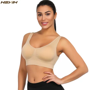 HEXIN Seamless Bra For Women Double Layers Bras With Pads Stretch Active Bras Push Up Vest Tops Intimates Bra sujetador muje
HEXIN Seamless Bra For Women Double Layers Bras With Pads Stretch Active Bras Push Up Vest Tops Intimates Bra sujetador muje