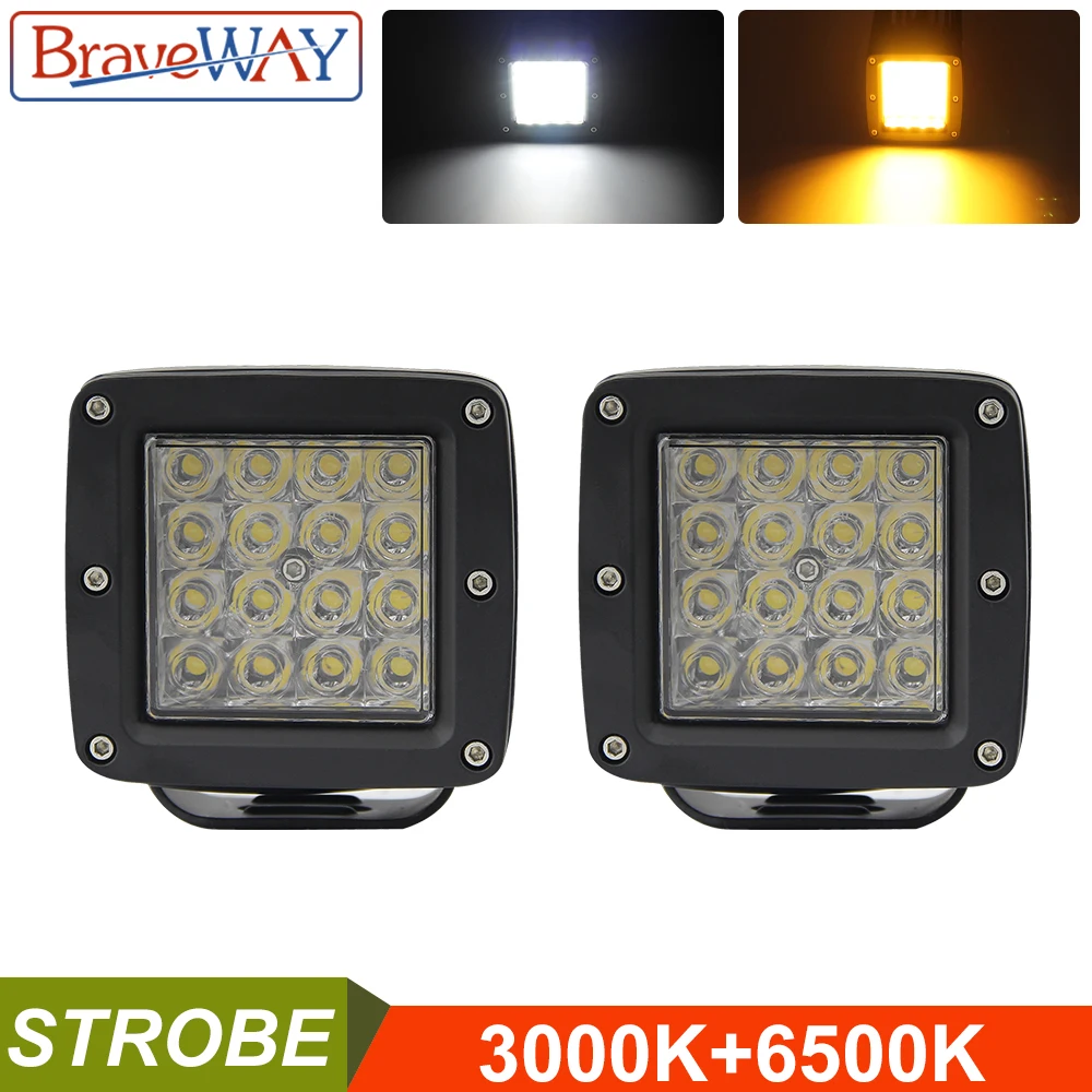 BraveWay Fog Lights LED Work Light 12V For Truck Car Off Road ATV SUV Foggy Lamp Signal Lamps Warning 3 Inch Driving Light
BraveWay Fog Lights LED Work Light 12V For Truck Car Off Road ATV SUV Foggy Lamp Signal Lamps Warning 3 Inch Driving Light