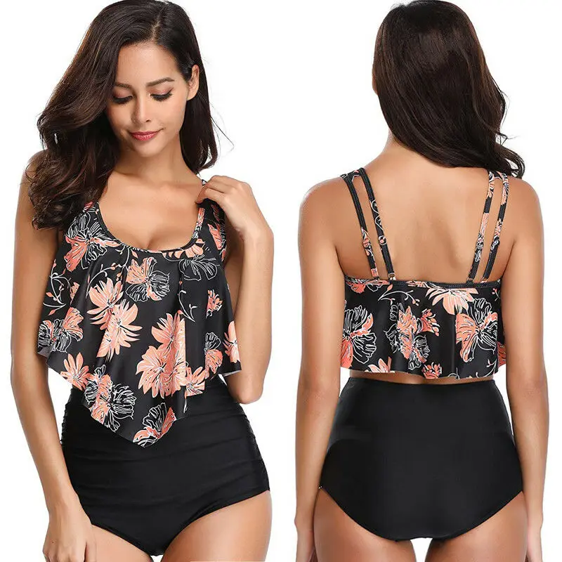 Plus Size Women High Waist Bikini 2019 Sexy Ruffle Swimsuit Patchwork Women Print Swimwear Female Bathing Suit Biquini Beachwear
Plus Size Women High Waist Bikini 2019 Sexy Ruffle Swimsuit Patchwork Women Print Swimwear Female Bathing Suit Biquini Beachwear