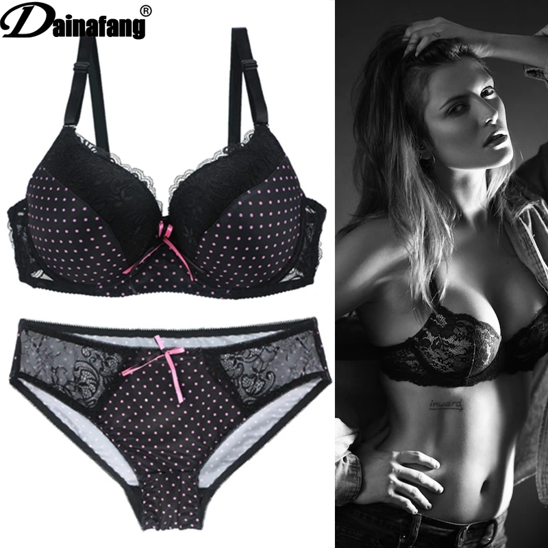 DAINAFANG CDE sexy bra set lace push up women underwear panty set cotton refreshing bra brief sets France lingerie suit
DAINAFANG CDE sexy bra set lace push up women underwear panty set cotton refreshing bra brief sets France lingerie suit