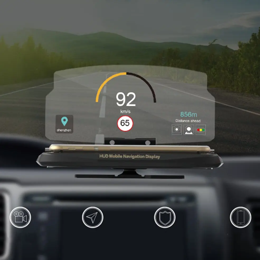 Universal Car HUD Head Up Display Mobile Phone GPS Navigation HUD Bracket For Smart Phone Car Stand Folding Holder
Universal Car HUD Head Up Display Mobile Phone GPS Navigation HUD Bracket For Smart Phone Car Stand Folding Holder