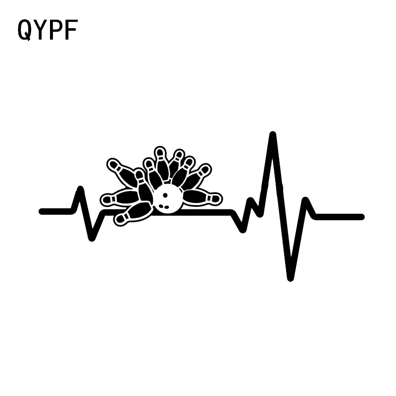 QYPF 16 7*7 7 см уникальный декор для боулинга Автомобильная наклейка силуэт винил