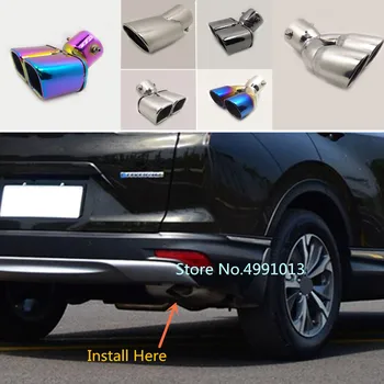 car cover low configuration muffler exterior end pipe dedicate exhaust tip tail outlet ornament For Honda CRV CR-V 2017-2018
car cover low configuration muffler exterior end pipe dedicate exhaust tip tail outlet ornament For Honda CRV CR-V 2017-2018