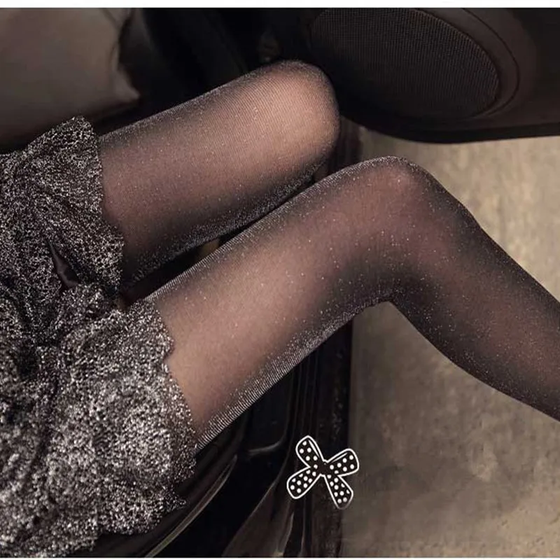 Women Summer Thin Silk Stockings Female Silver Bright Pantyhose Silk Candy Color Thin Bottom Fashion Shiny Sexy Stockings
Women Summer Thin Silk Stockings Female Silver Bright Pantyhose Silk Candy Color Thin Bottom Fashion Shiny Sexy Stockings