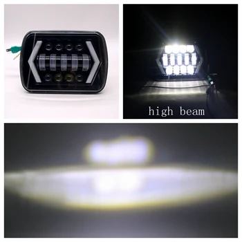 5" x 7" 6x7Inch Square Led Light Black Rectangular Headlight For Jeep Wrangler XJ MJ Truck 4x4 Arrow DRL Off Road 5x7 Headlights
5" x 7" 6x7Inch Square Led Light Black Rectangular Headlight For Jeep Wrangler XJ MJ Truck 4x4 Arrow DRL Off Road 5x7 Headlights