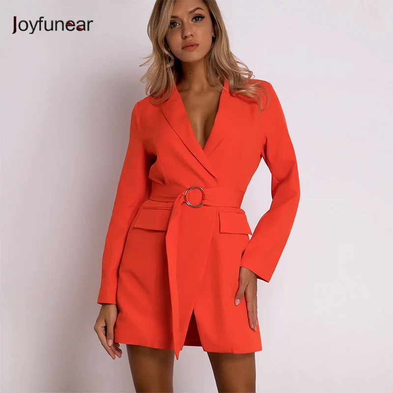 Joyfunear 2019 Deep V Neck Wrap Dress Party Sheath Short A Line Solid Short Dress Women Elegant Highstreet Sexy Summer Dresses
Joyfunear 2019 Deep V Neck Wrap Dress Party Sheath Short A Line Solid Short Dress Women Elegant Highstreet Sexy Summer Dresses