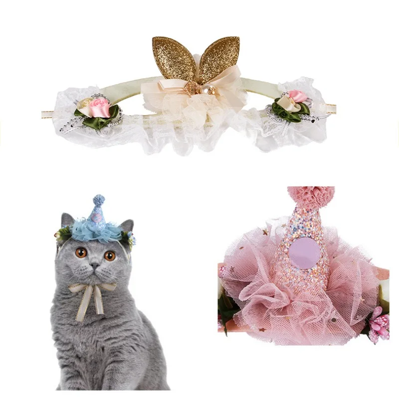 Cute Lace Ring Bell Magic Cap Princess Crown Dog Cat Pet Hair Clip Wedding Birthday Party Cosplay Decor Pet Supplies Gift
Cute Lace Ring Bell Magic Cap Princess Crown Dog Cat Pet Hair Clip Wedding Birthday Party Cosplay Decor Pet Supplies Gift