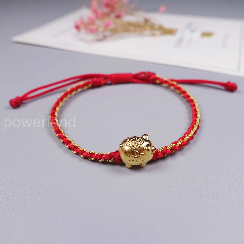 2019 New 999 Silver Sterling Pig Bracelet Lucky Red Wax String Handmade Zodiac Jewelry
2019 New 999 Silver Sterling Pig Bracelet Lucky Red Wax String Handmade Zodiac Jewelry