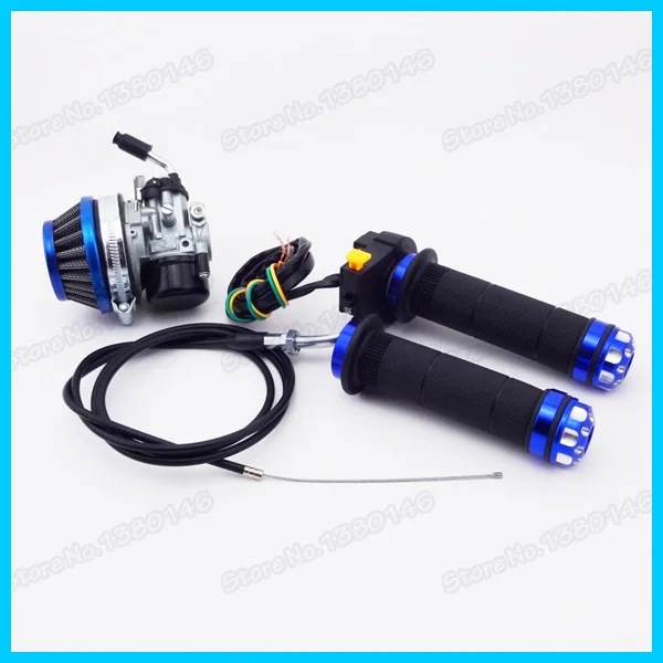 Blue Racing Carb Carburetor Air Filter Throttle Cable Hand handle Grips Kill Stop Switch Kit For 50cc 60cc 80cc Gas Bicycle
Blue Racing Carb Carburetor Air Filter Throttle Cable Hand handle Grips Kill Stop Switch Kit For 50cc 60cc 80cc Gas Bicycle