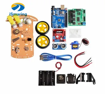 Official iSmaring Avoidance tracking Motor Smart Robot Car Chassis Kit Speed Encoder Battery Box 2WD Ultrasonic module For Ardu
Official iSmaring Avoidance tracking Motor Smart Robot Car Chassis Kit Speed Encoder Battery Box 2WD Ultrasonic module For Ardu