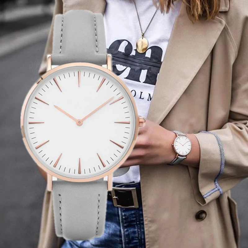 New Fashion Simple Leather Women Watches Ladies Fashion Casual Quartz Watch Montre Femme Relojes Mujer Zegarek Damski Horloges
New Fashion Simple Leather Women Watches Ladies Fashion Casual Quartz Watch Montre Femme Relojes Mujer Zegarek Damski Horloges