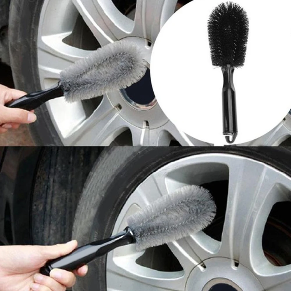 1 шт. автомобиль для колес Стикеры колеса шины щетка мытья машины обод чистящая