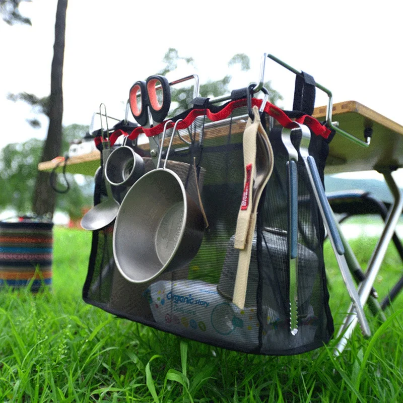 Outdoor Camping Wire Storage Rack Portable Bag Picnic Table Barbecue Kit Kitchen Sundries Net Suit Camping Equipment
Outdoor Camping Wire Storage Rack Portable Bag Picnic Table Barbecue Kit Kitchen Sundries Net Suit Camping Equipment