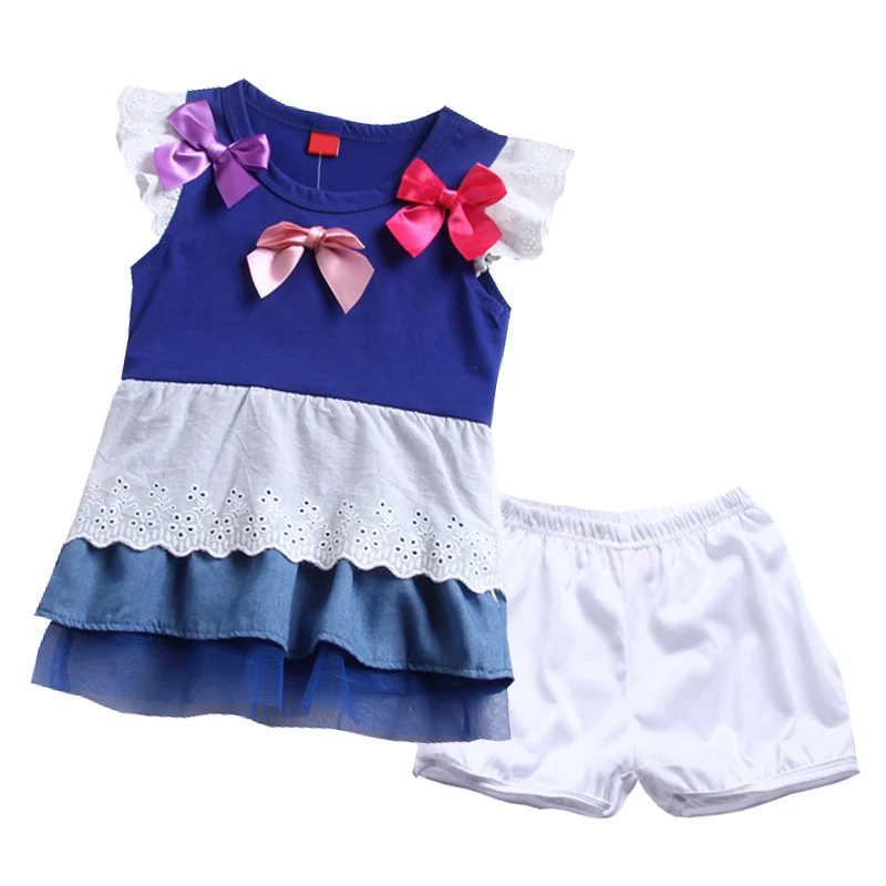 Baby Girls Clothing Sets Sleevelsess Layered Dress With Bow + White Breathable Shorts Kids Clothes Girls Summer Sets Toddler
Baby Girls Clothing Sets Sleevelsess Layered Dress With Bow + White Breathable Shorts Kids Clothes Girls Summer Sets Toddler