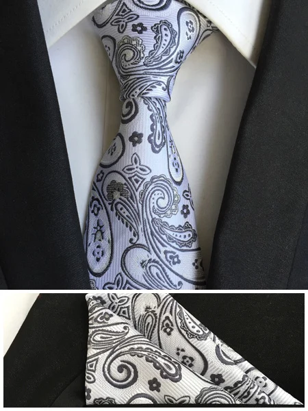 8cm mens fashion ties pocket square tie set men white gray neckties business polyester silk tie handkerchief paisley T044
8cm mens fashion ties pocket square tie set men white gray neckties business polyester silk tie handkerchief paisley T044
