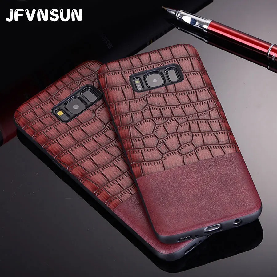 For Samsung S8 S9 Case Luxury Crocodile Skin Leather Case For SAMSUNG Galaxy S8 S8+ S9 Cover Hybrid Rubber Full Protective Shell
For Samsung S8 S9 Case Luxury Crocodile Skin Leather Case For SAMSUNG Galaxy S8 S8+ S9 Cover Hybrid Rubber Full Protective Shell
