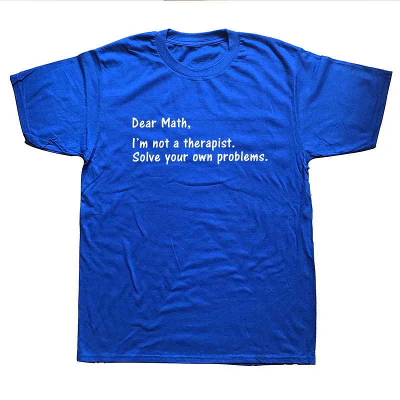 WEELSGAO Dear Math Funny Geek Nerd Math T Shirt Men Short Sleeve Math Problem T-shirt Tops Mans Tshirt Camisetas
WEELSGAO Dear Math Funny Geek Nerd Math T Shirt Men Short Sleeve Math Problem T-shirt Tops Mans Tshirt Camisetas