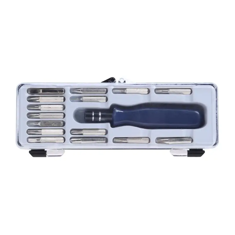 16 in 1 Precise Screwdriver Disassemble Tool Multifunctional Portable Precision Screwdriver Watch Glasses Repairing Tools Set
16 in 1 Precise Screwdriver Disassemble Tool Multifunctional Portable Precision Screwdriver Watch Glasses Repairing Tools Set
