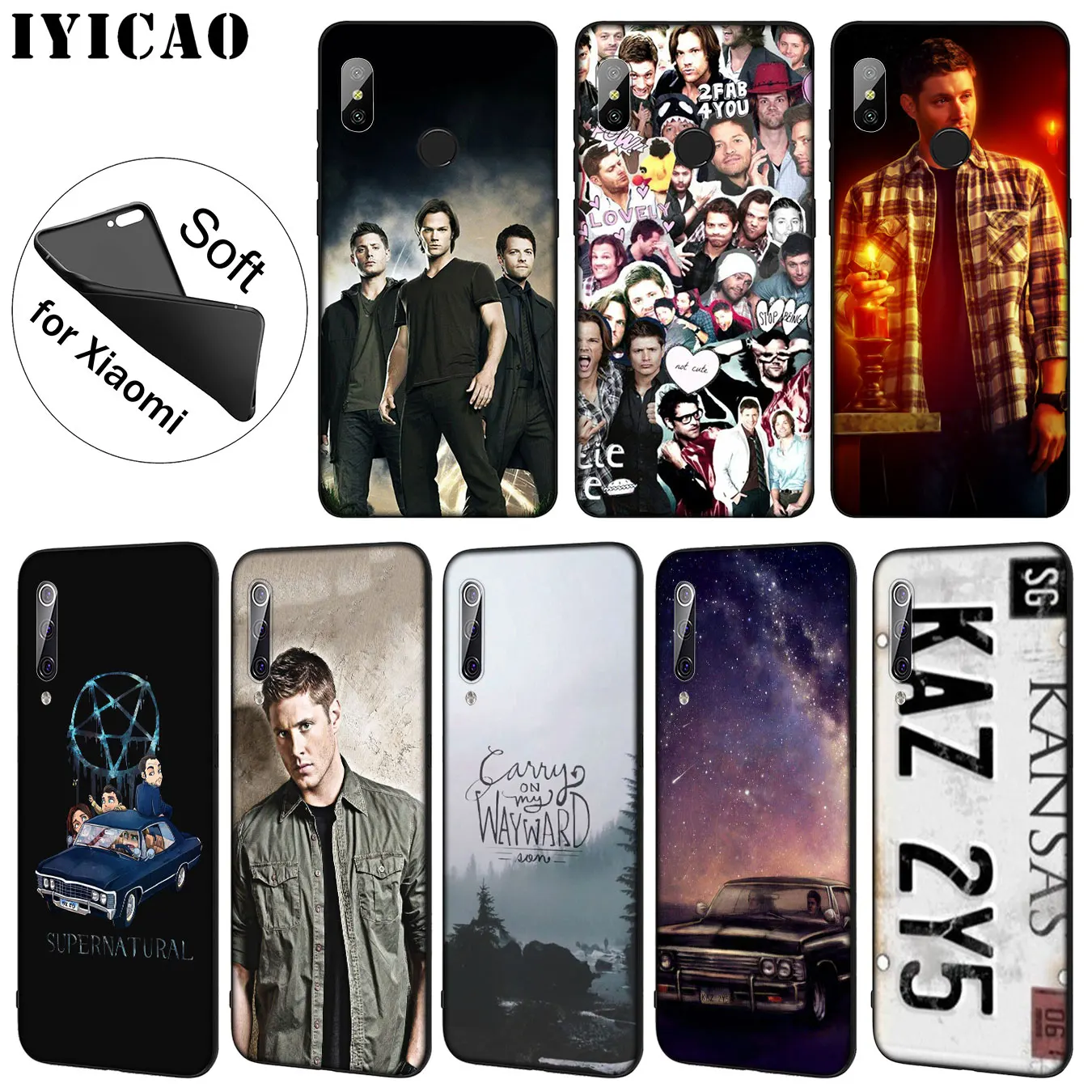 IYICAO Supernatural Jared Padalecki Soft Silicone Phone Case for Xiaomi Mi 9 SE 9T CC9 CC9E 8 A3 Pro A1 A2 Lite f1 MAX 3
IYICAO Supernatural Jared Padalecki Soft Silicone Phone Case for Xiaomi Mi 9 SE 9T CC9 CC9E 8 A3 Pro A1 A2 Lite f1 MAX 3