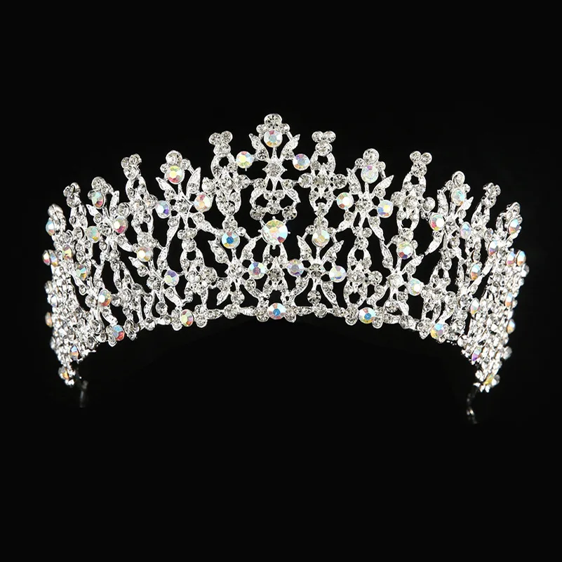 KMVEXO Crystal AB Color Rhinestone Large Queen Princess Flowers Bridal Tiaras and Crowns Wedding Hair Accessories Gift Wholesale
KMVEXO Crystal AB Color Rhinestone Large Queen Princess Flowers Bridal Tiaras and Crowns Wedding Hair Accessories Gift Wholesale