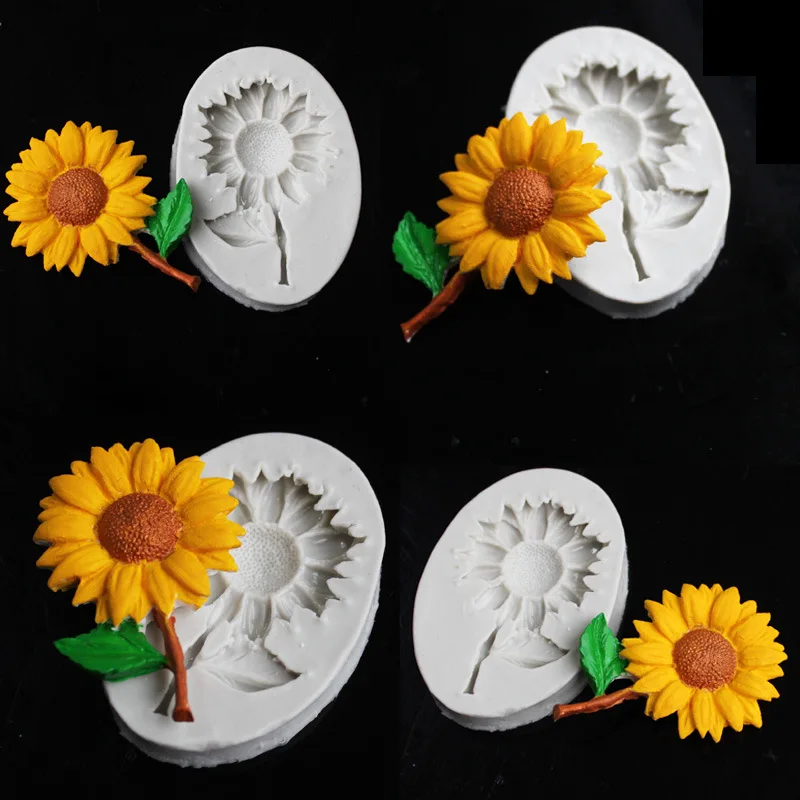 Sunflower / cartoon flower silicone mold DIY fondant mold soft candy dry Pez mold baking utensils
Sunflower / cartoon flower silicone mold DIY fondant mold soft candy dry Pez mold baking utensils