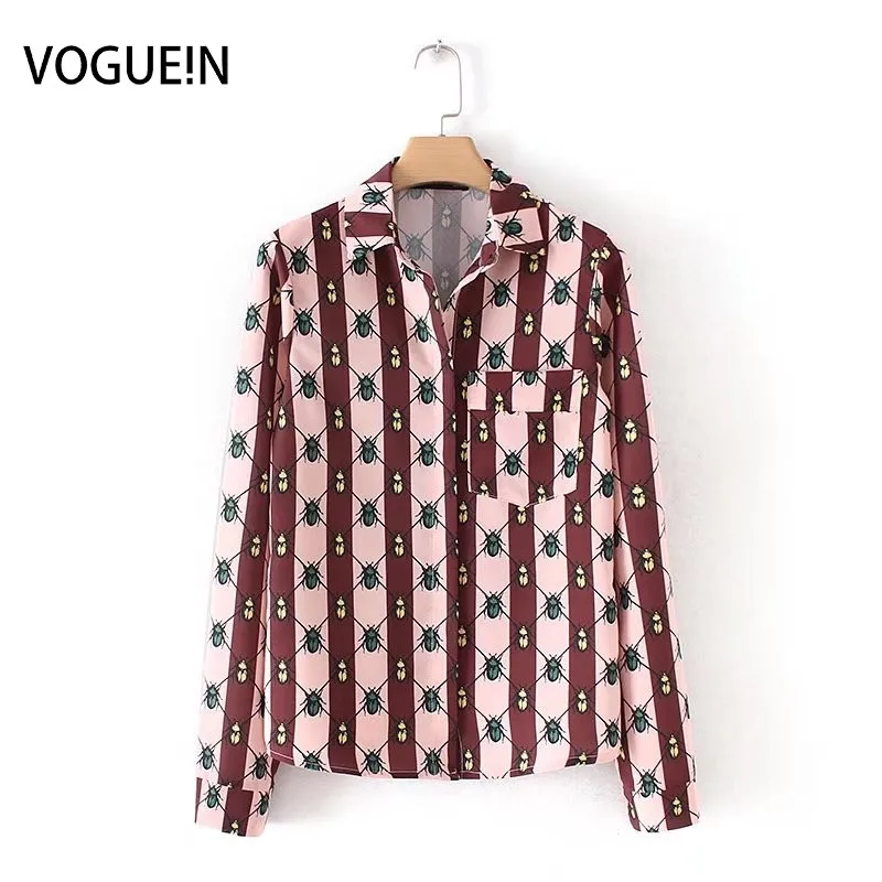 VOGUEIN New Womens Insects Print Long Sleeve Button Down Shirt Blouse Tops Wholesale
VOGUEIN New Womens Insects Print Long Sleeve Button Down Shirt Blouse Tops Wholesale