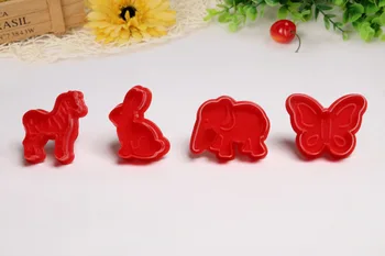 Fondant Animal Cake Cutter Cookie Mold Sugar Craft Plunger Mould Random Color Drop Shipping
Fondant Animal Cake Cutter Cookie Mold Sugar Craft Plunger Mould Random Color Drop Shipping