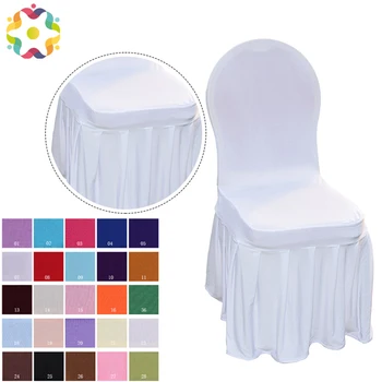 ZJFC Lycra Chair Cover With Skirt All Around Chair Bottom Spandex Skirt Chair Cover For Wedding Party Decoration Good Quality 
ZJFC Lycra Chair Cover With Skirt All Around Chair Bottom Spandex Skirt Chair Cover For Wedding Party Decoration Good Quality
