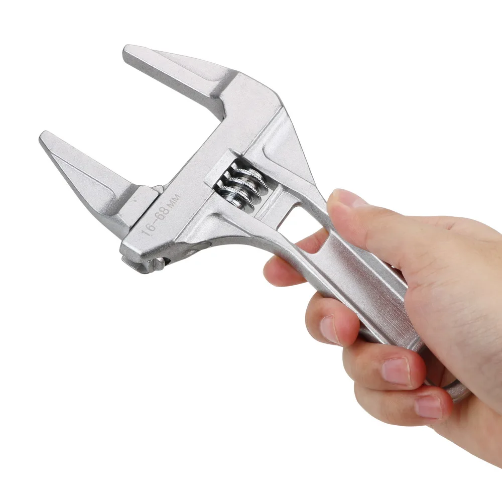 NICEYARD 16-68mm Adjustable Spanner Alloy Steel Short Shank Pipe Disassembly Wrench Large Openings
NICEYARD 16-68mm Adjustable Spanner Alloy Steel Short Shank Pipe Disassembly Wrench Large Openings