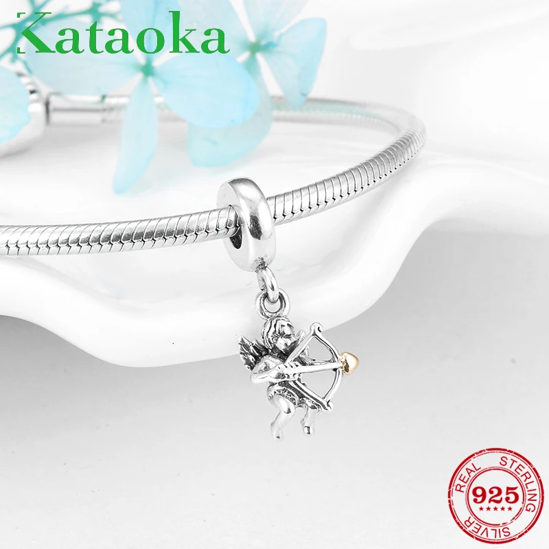 High quality charms 925 Sterling Silver found love Cupid Fine Pendants Fit Original Pandora Charm Bracelet Jewelry making 
High quality charms 925 Sterling Silver found love Cupid Fine Pendants Fit Original Pandora Charm Bracelet Jewelry making