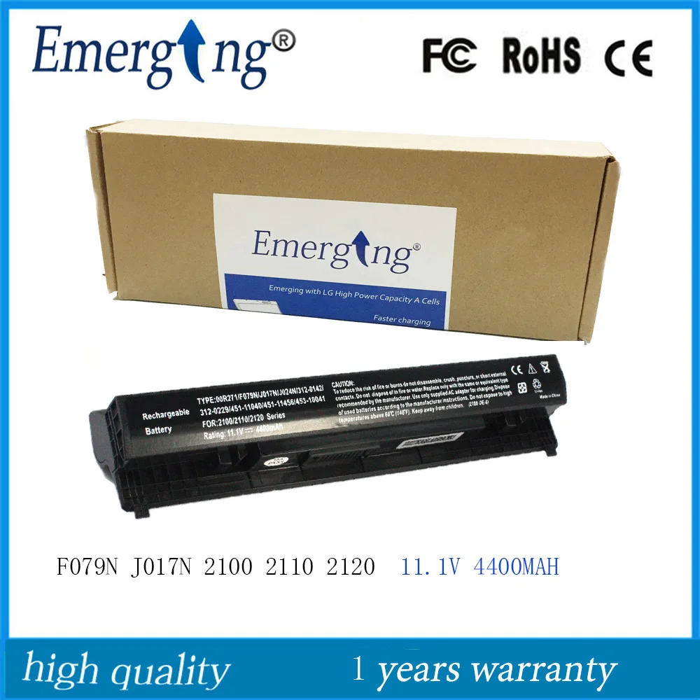 6cells 11.1V 4400mah New High Quality Laptop Battery for Dell Latitude 2100 2110 2120 F079N J017N J024N N976R P02T001 P576R
6cells 11.1V 4400mah New High Quality Laptop Battery for Dell Latitude 2100 2110 2120 F079N J017N J024N N976R P02T001 P576R
