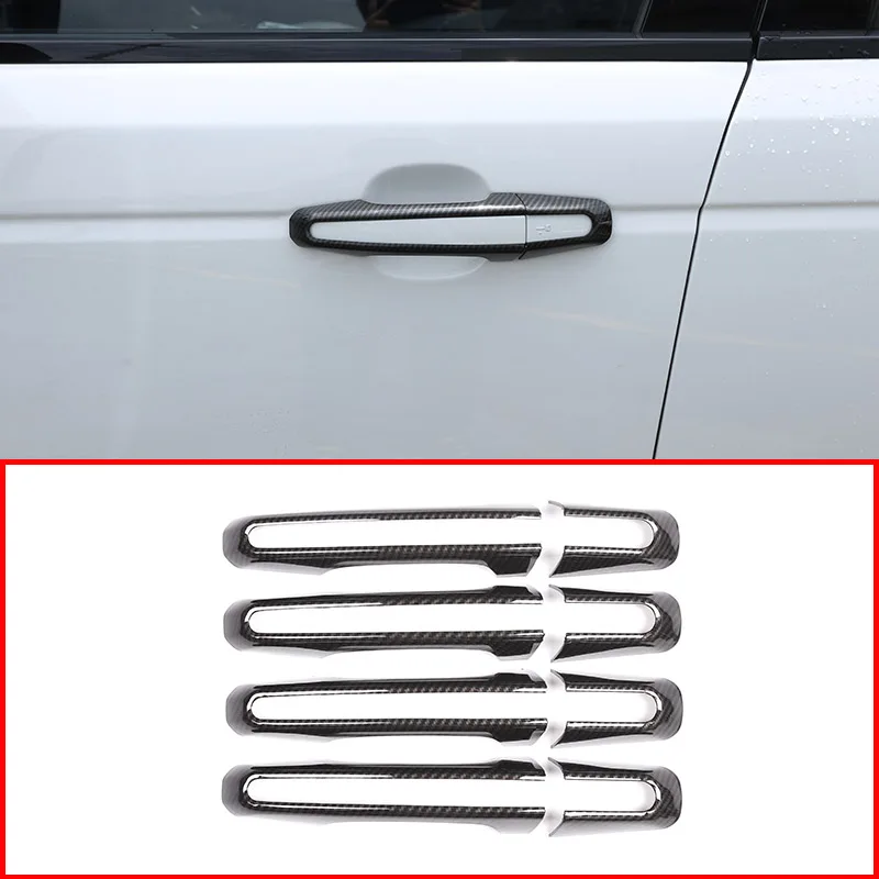 8pcs Carbon Fiber ABS Chrom Car Door Handle Trim For Land Rover Discovery Sport LR5 LR4 For Range Rover Sport Evoque Vogue LR405
8pcs Carbon Fiber ABS Chrom Car Door Handle Trim For Land Rover Discovery Sport LR5 LR4 For Range Rover Sport Evoque Vogue LR405