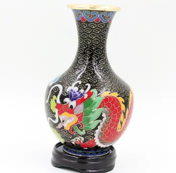 NEW 6" Chinese Handmade Cloisonne Copper Decoration Vase Ornament Home Decor Craft
NEW 6" Chinese Handmade Cloisonne Copper Decoration Vase Ornament Home Decor Craft