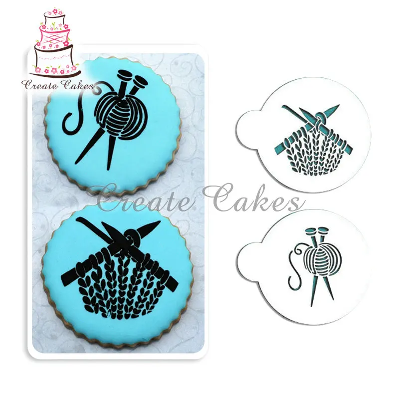 Knitting Cookie Stencil Set Cupcake Decorating Stencil Plastic Template Mold Fondnat Cake Tools Bakeware
Knitting Cookie Stencil Set Cupcake Decorating Stencil Plastic Template Mold Fondnat Cake Tools Bakeware