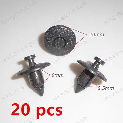 20x for Volvo Bumper Panels Fascias Lining Trim Rivet Fastener Clips