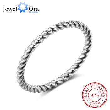 New 925 Sterling Sliver Rings for Women Rope Shape Rings Fashion Silver Jewelry Engagement Anniversary Gift (JewelOra RI102772)
New 925 Sterling Sliver Rings for Women Rope Shape Rings Fashion Silver Jewelry Engagement Anniversary Gift (JewelOra RI102772)