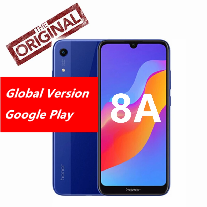 Global Rom Honor 8A Smartphone Face ID 6.09" Fullview MT6765 Octa Core Android 9 3 Card Slot Dual Camera LTE Phone
Global Rom Honor 8A Smartphone Face ID 6.09" Fullview MT6765 Octa Core Android 9 3 Card Slot Dual Camera LTE Phone