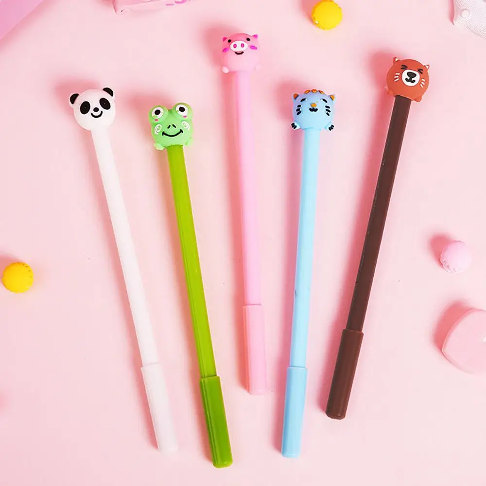 0.5mm Kawaii Plastic Ink Creative Gel Pen Cartoon Animal Neutral Pens For School Writing Office Supplies Pen Korean Stationery
0.5mm Kawaii Plastic Ink Creative Gel Pen Cartoon Animal Neutral Pens For School Writing Office Supplies Pen Korean Stationery