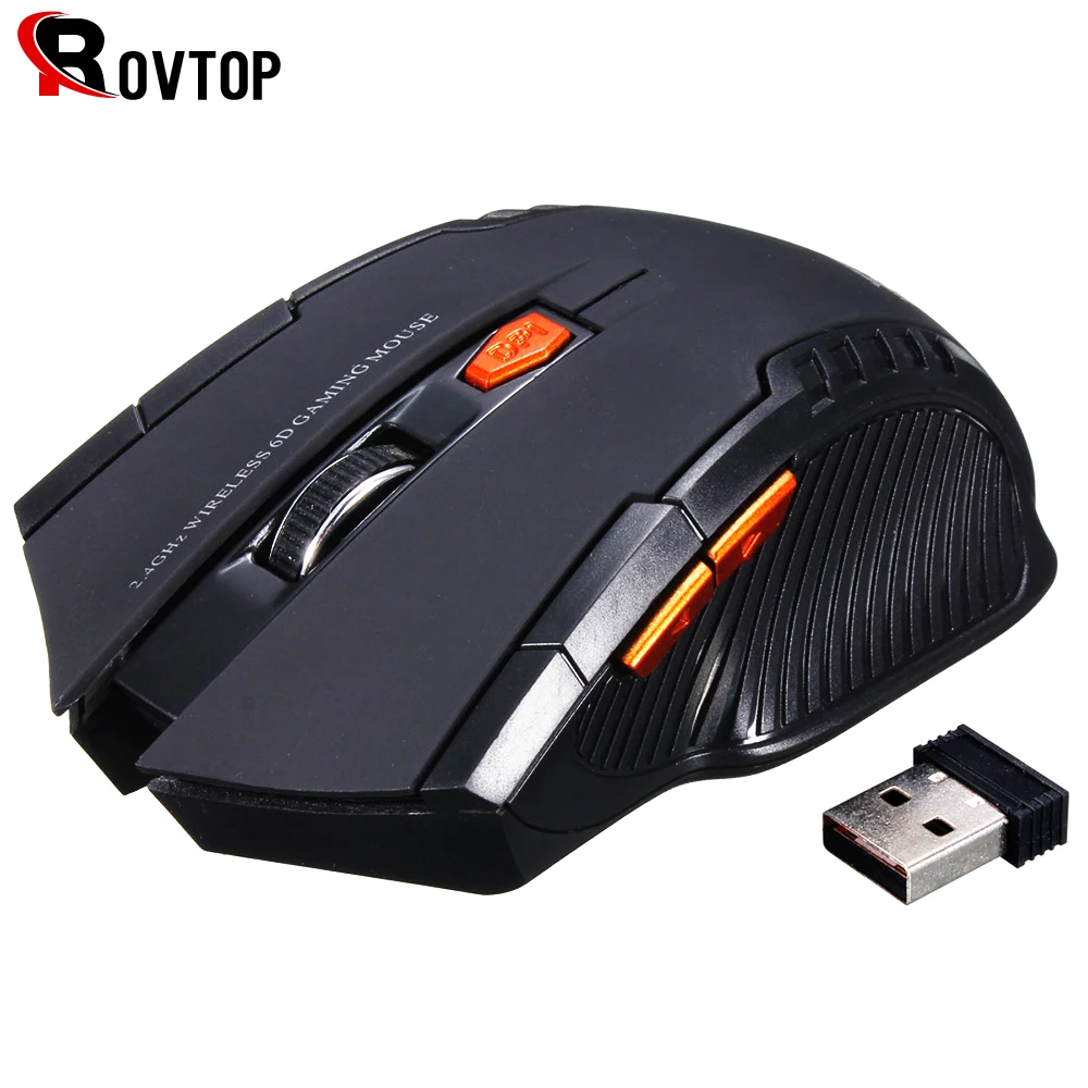 Rovtop 2.4GHz Wireless Optical Mouse Gamer New Game Wireless Mice with USB Receiver Mouse for PC Gaming Laptops
Rovtop 2.4GHz Wireless Optical Mouse Gamer New Game Wireless Mice with USB Receiver Mouse for PC Gaming Laptops