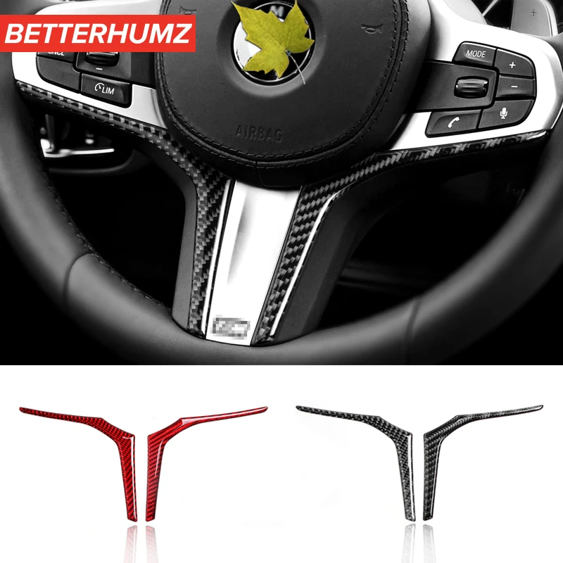 Auto Accessories Interior Decoration Carbon Fiber Steering Wheel Trim Stickers Car Styling For BMW G01 G02 G30 X3 X4 5 Series
Auto Accessories Interior Decoration Carbon Fiber Steering Wheel Trim Stickers Car Styling For BMW G01 G02 G30 X3 X4 5 Series