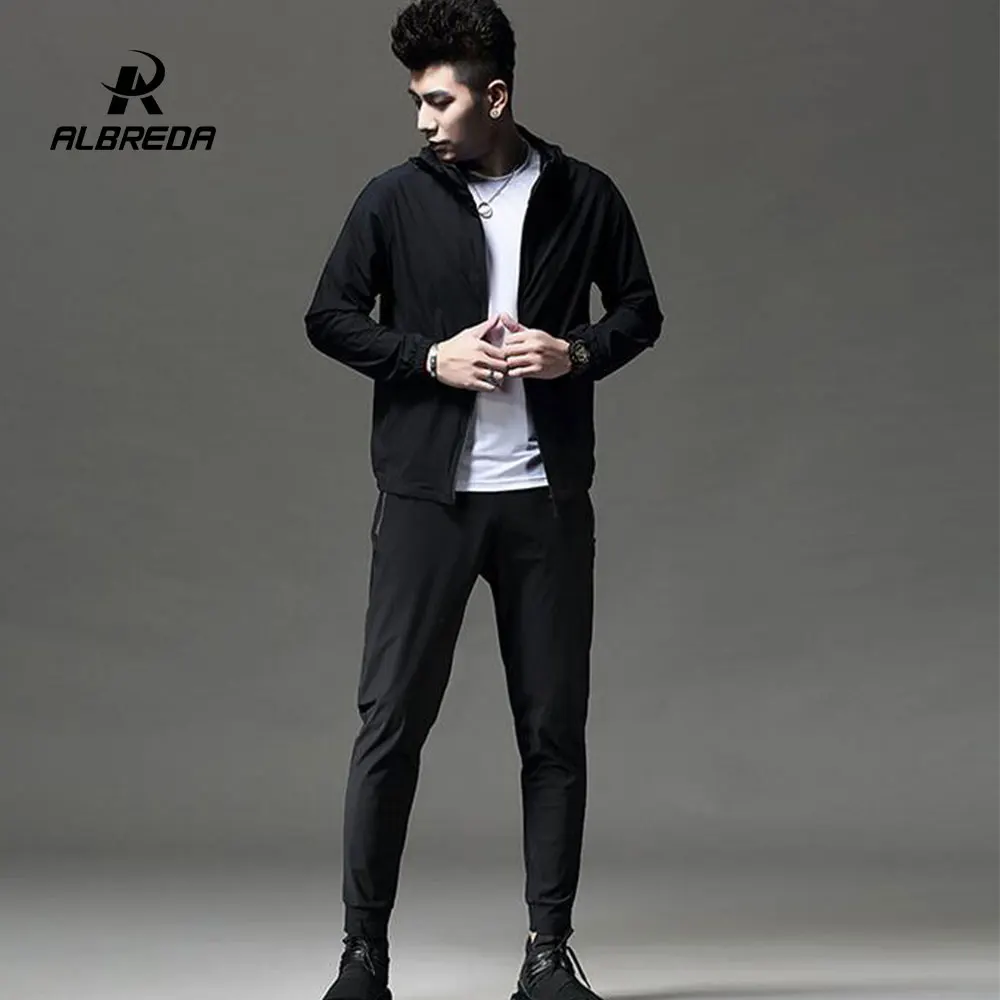 ALBREDA 2 PCS Plus Size Men's Thin zipper sport workout suit quick-drying Outdoor Exercise Fitness runing Casual jacket + Pants
ALBREDA 2 PCS Plus Size Men's Thin zipper sport workout suit quick-drying Outdoor Exercise Fitness runing Casual jacket + Pants