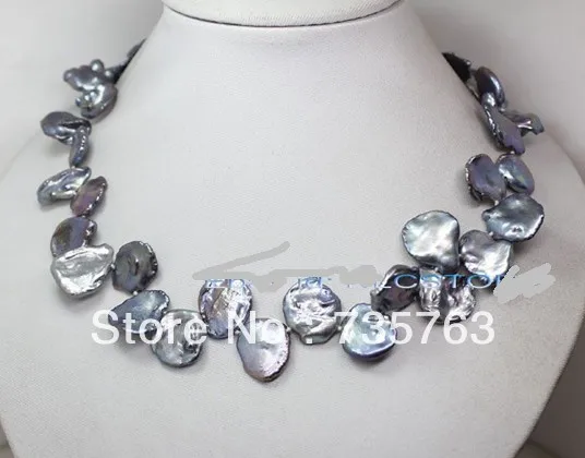 HOT 00909 only one! Freshwater black keshi reborn pearl necklace
HOT 00909 only one! Freshwater black keshi reborn pearl necklace