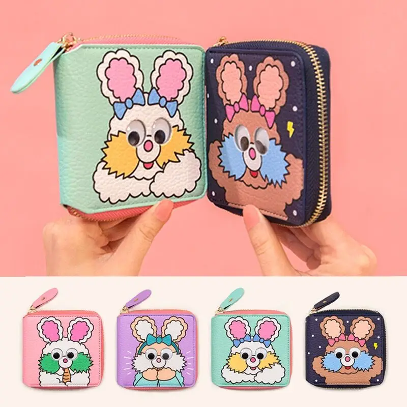 Happy Rabbit Cute Zipper Mini Purses Multifunction Fresh Card Holder Coin Pocket Beauty Girl High school Wallets Tide Wind Burse
Happy Rabbit Cute Zipper Mini Purses Multifunction Fresh Card Holder Coin Pocket Beauty Girl High school Wallets Tide Wind Burse