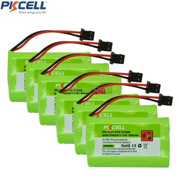 BT446 6pcs Model PK-0001 5/4AAA 3.6V 800mAh Ni-MH Rechargeable Cordless Phone Battery Mitsumi-2P BT4446,BT598,BT1005
BT446 6pcs Model PK-0001 5/4AAA 3.6V 800mAh Ni-MH Rechargeable Cordless Phone Battery Mitsumi-2P BT4446,BT598,BT1005