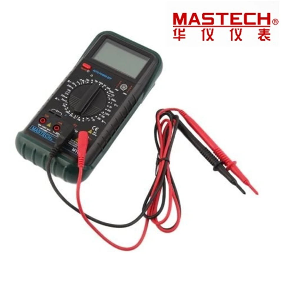 MASTECH MY68 Handheld LCD Auto/manual Range DMM Digital Multimeter DC AC Voltage Current Ohm Capacitance Frequency Meter
MASTECH MY68 Handheld LCD Auto/manual Range DMM Digital Multimeter DC AC Voltage Current Ohm Capacitance Frequency Meter