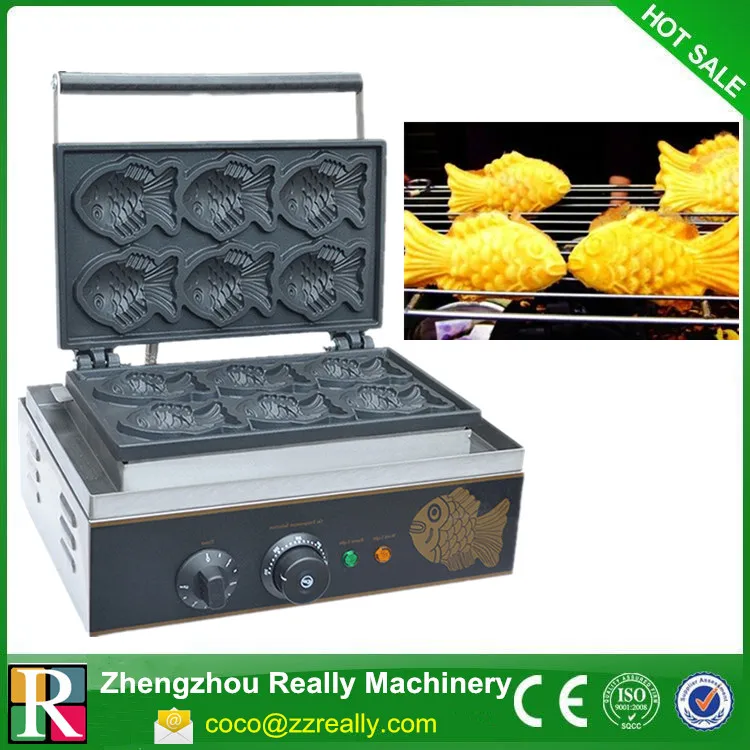 

Commercial Korea Fish Waffle Maker _Electric Taiyaki Maker Machine_ Taiyaki Making Machine