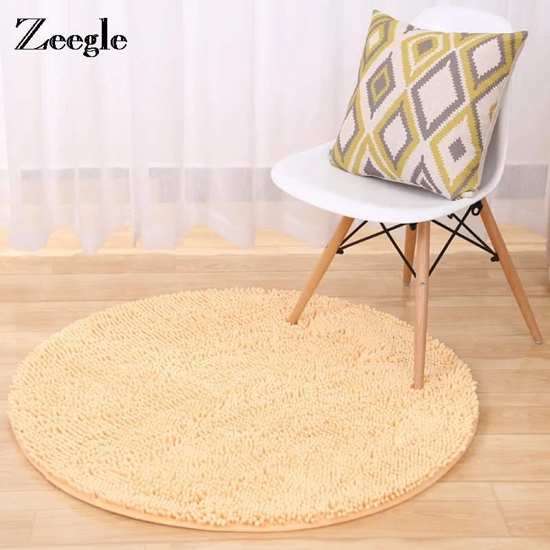Zeegle Chenille Round Floor Mats Anti-skid Children Play Mats Round Carpets For Living Room Bedroom Area Rug Computer Chair Mats
Zeegle Chenille Round Floor Mats Anti-skid Children Play Mats Round Carpets For Living Room Bedroom Area Rug Computer Chair Mats