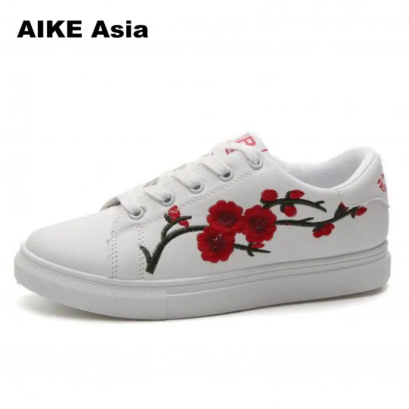 Aike Asia Summer Women Sneakers Fashion Breathble Vulcanized Shoes Pu leather Platform Lace up Casual White embroidered
Aike Asia Summer Women Sneakers Fashion Breathble Vulcanized Shoes Pu leather Platform Lace up Casual White embroidered