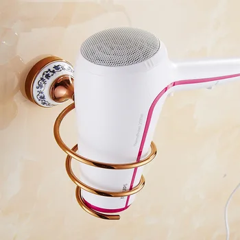 Antique Rose Gold Bathroom Hair Holder Shelf Stainless Steel Bronze Ceramic Base With Drill Wall Mount Bathroom Accessories Yk10
Antique Rose Gold Bathroom Hair Holder Shelf Stainless Steel Bronze Ceramic Base With Drill Wall Mount Bathroom Accessories Yk10